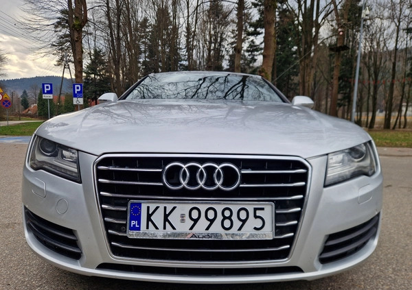 Audi A7 cena 66900 przebieg: 215500, rok produkcji 2011 z Myślenice małe 137